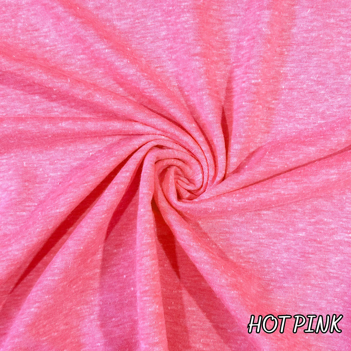 Tri French Terry Solid pink, blue, multi Color Textured Poly Fabric. 60" width. Fabric By The Yard. - 40-Yard Roll