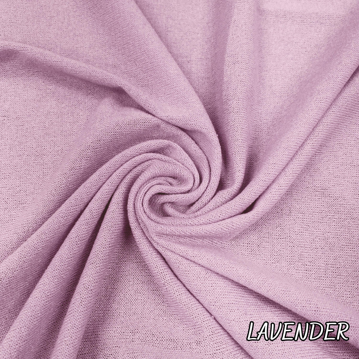 Mirr PD, Soft and Stretchy. 60" width. Fabric By The Yard. for thin sweater. pastel tone. - 40-Yard Roll