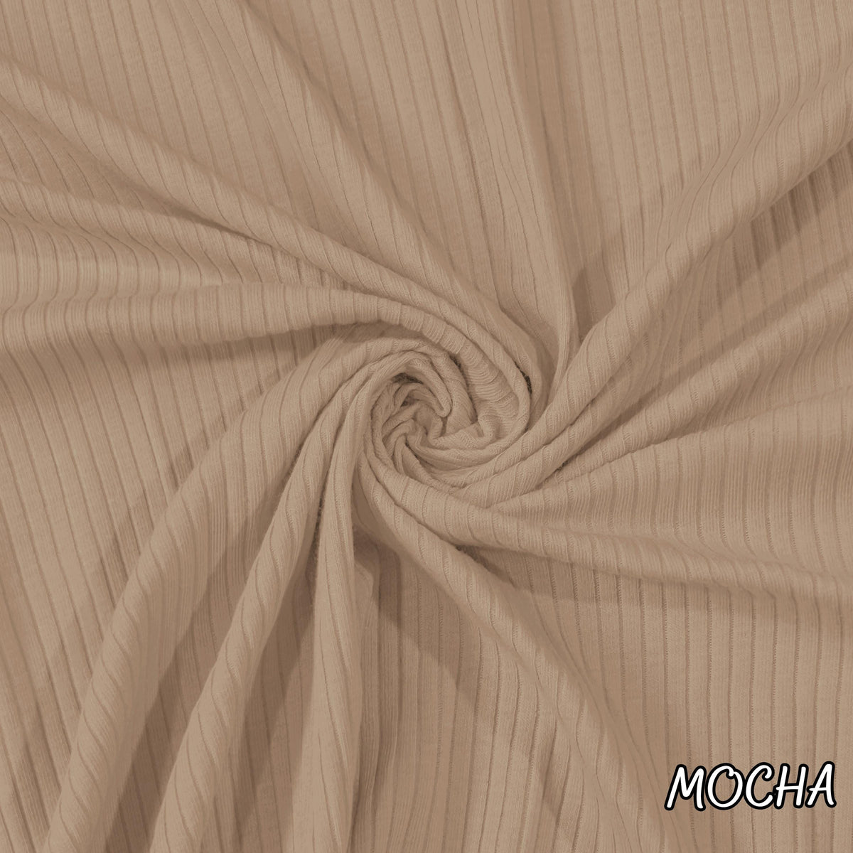 5x2 Cotton Rib Solid Color. 60" width. Fabric By The Yard. Material for Clothing Trim, Cuffs, Collars - Soft T-Shirts - 40-Yard Roll