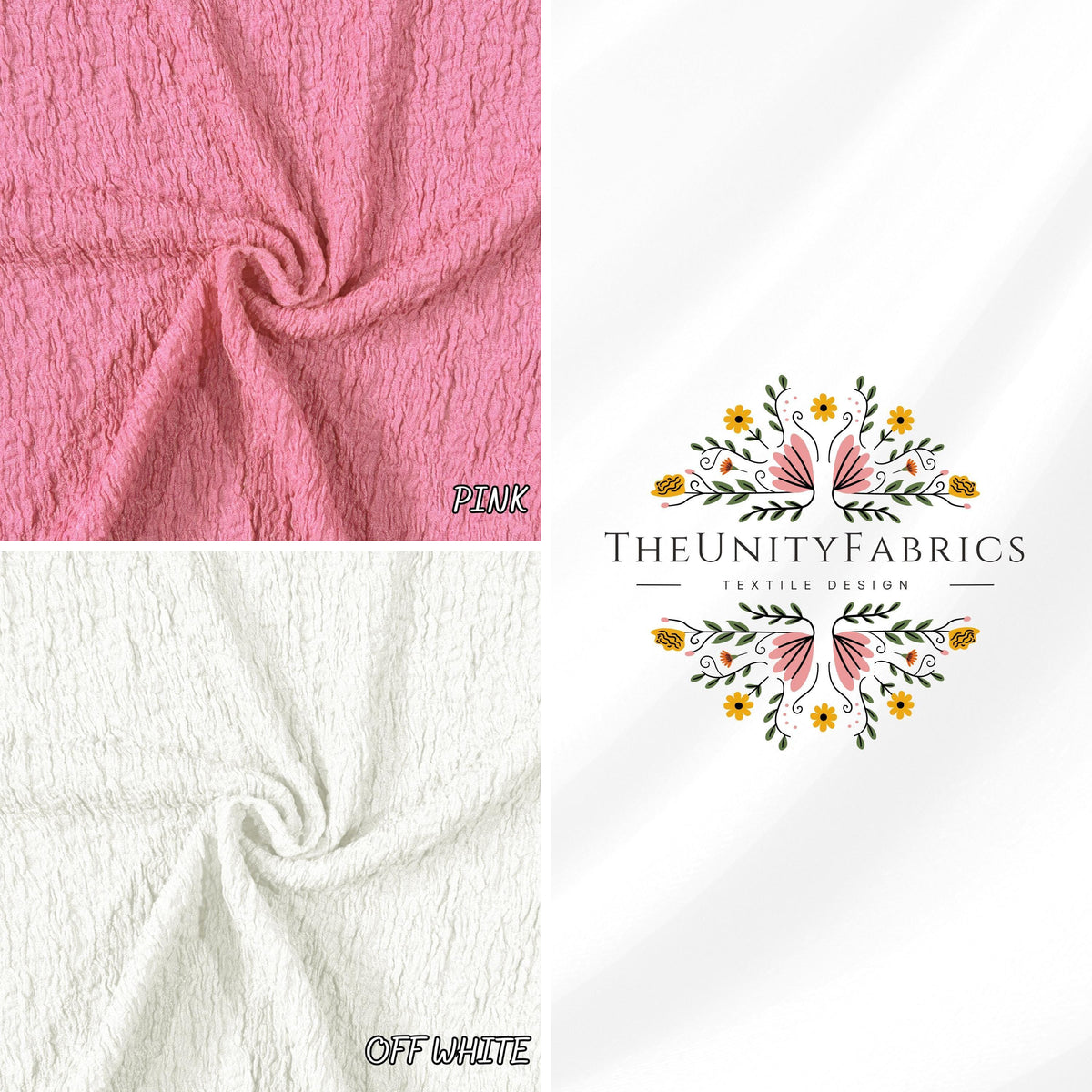 Summer Dress Fabric, 95% Polyester Stretch Crepe by the Yard
