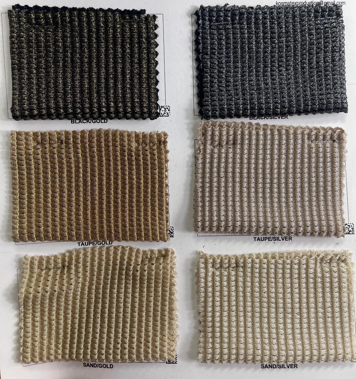 Sweater Fabric, Ribbed Knit Foil Dress Material By The Yard