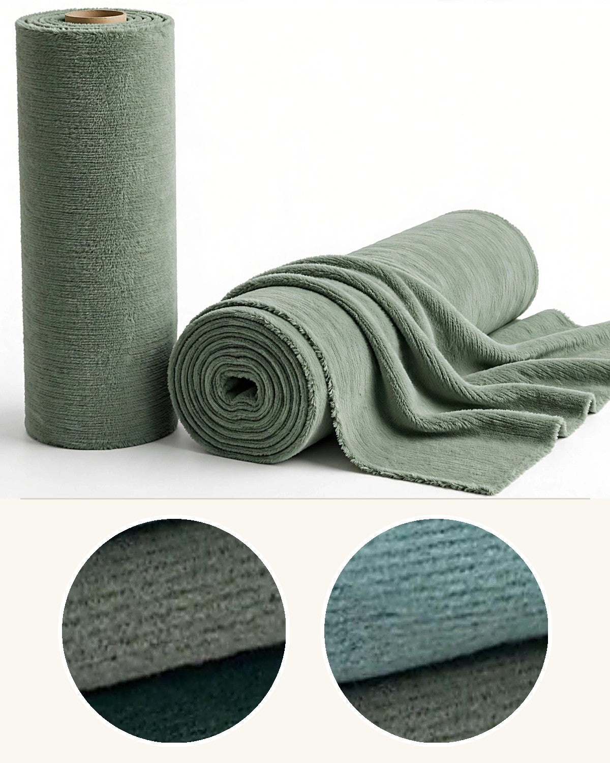 jac-rib-brush wholesale fabric roll with real texture detail