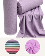 Tri French Terry Solid pink, blue, multi Color Textured Poly Fabric. 60" width. Fabric By The Yard. - 40-Yard Roll