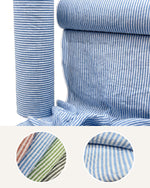 Strip Linen Fabric, Striped 60-Inch Width by the Yard - 40-Yard Roll