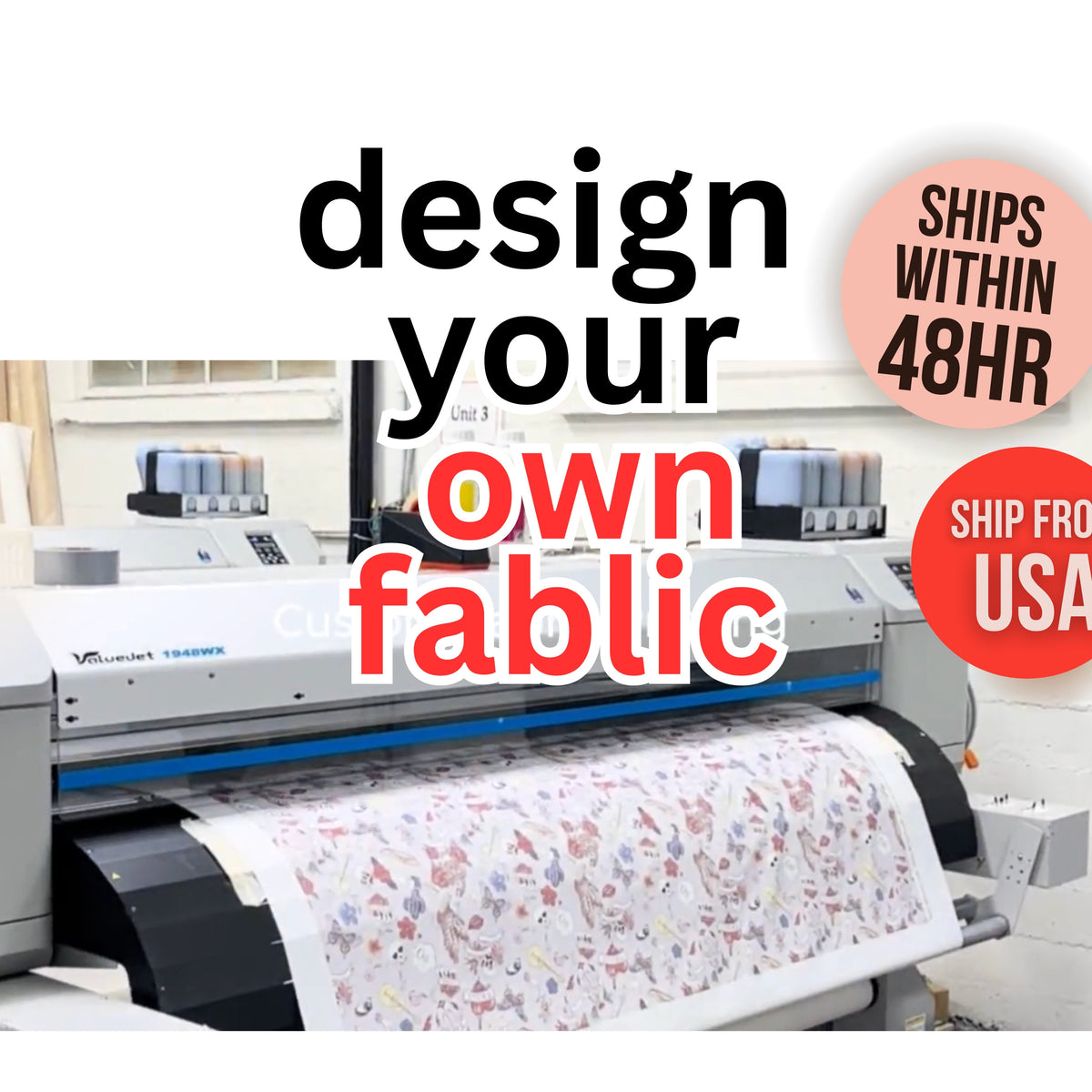 Milano custom printed fabric