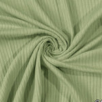 Cotton Rib 5x2 Solid Color. 60" width. Fabric By The Yard. for T-Shirts - Clothing Trim, Cuffs, Collars - 40-Yard Roll