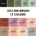 5X3 RIB - brushed DTY Rib. 60" width. Fabric By The Yard. Apparel-Fabric soft and stretch dress - 40-Yard Roll