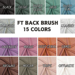 French terry FT Back Brush fabric. terry fabric. sweatshirts, pajama fabric , children's baby wear. fleece fabric