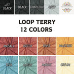Thin Loop Terry fabric. Thin Towel Fabric. Solid color. Fabric by yard. sweatshirts, tops , children's wear