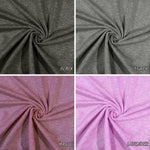 Tri French Terry Solid pink, blue, multi Color Textured Poly Fabric. 60" width. Fabric By The Yard.