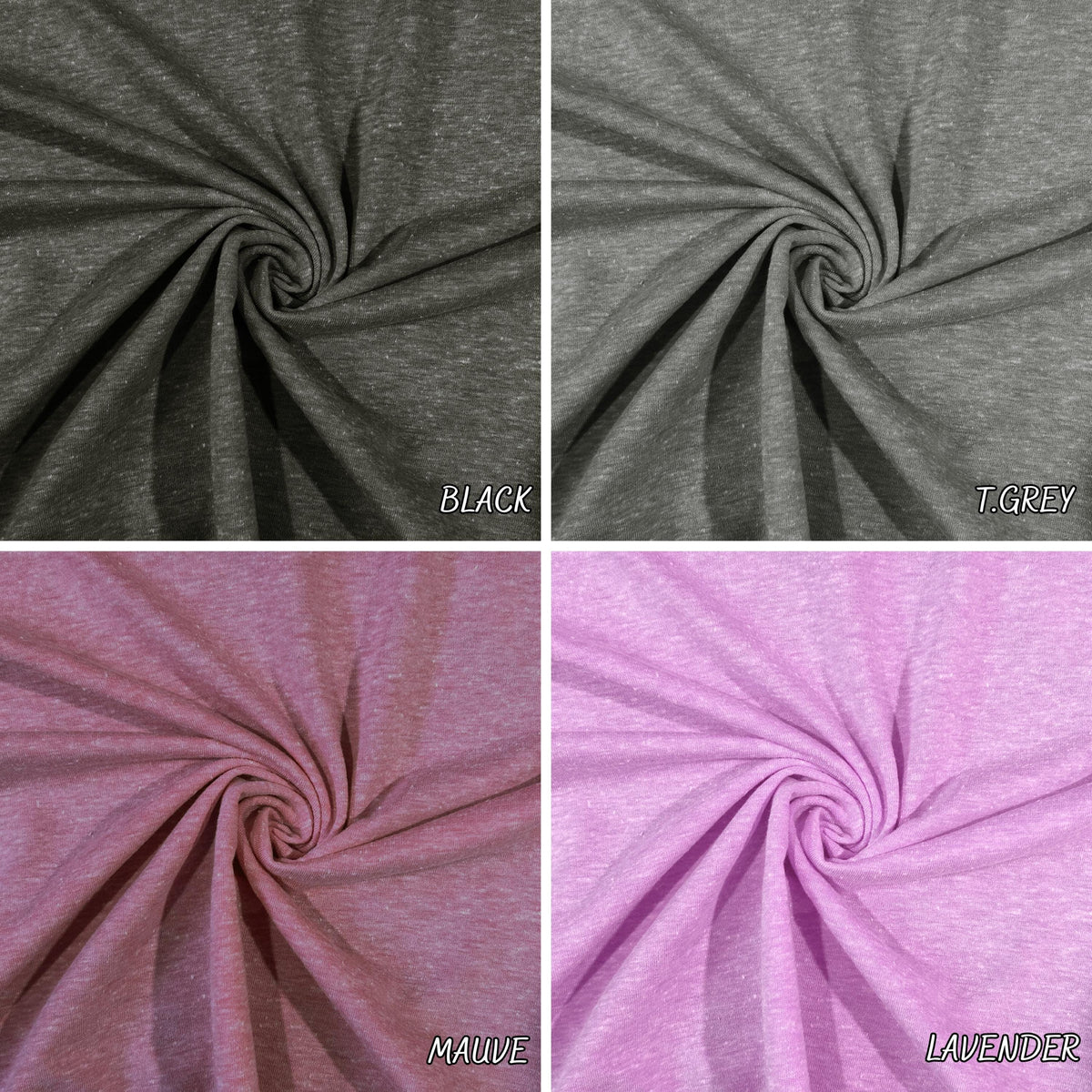 Tri French Terry Solid pink, blue, multi Color Textured Poly Fabric. 60" width. Fabric By The Yard. - 40-Yard Roll