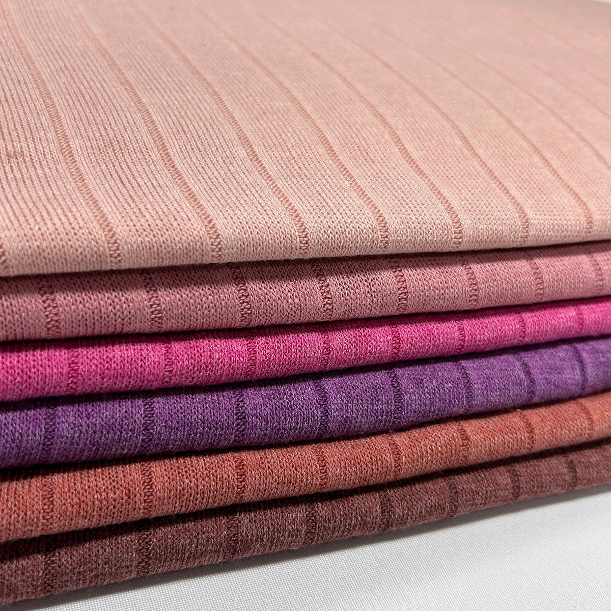 Pajama Fabric, band rib. 60 Inch Rib Knit Stretch Material