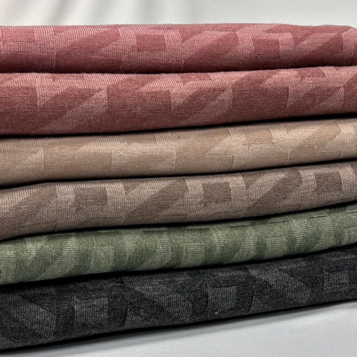 Mono Rib  fabric. Solid Color Pattern Textured Fabric. 60" width. Fabric By The Yard.