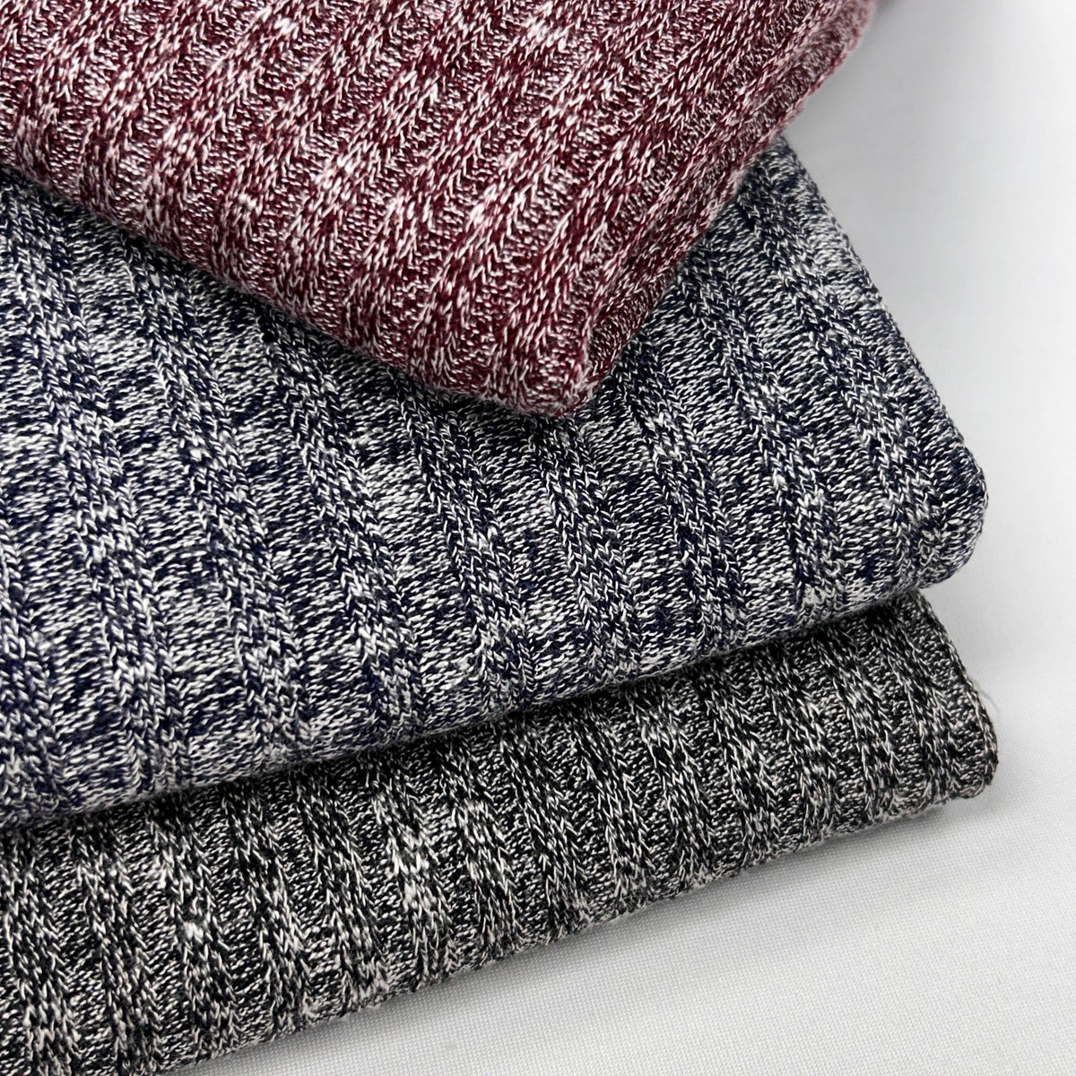 Rib Knit Fabric, 50% Rayon Blend by The Yard, 60-Inch Width