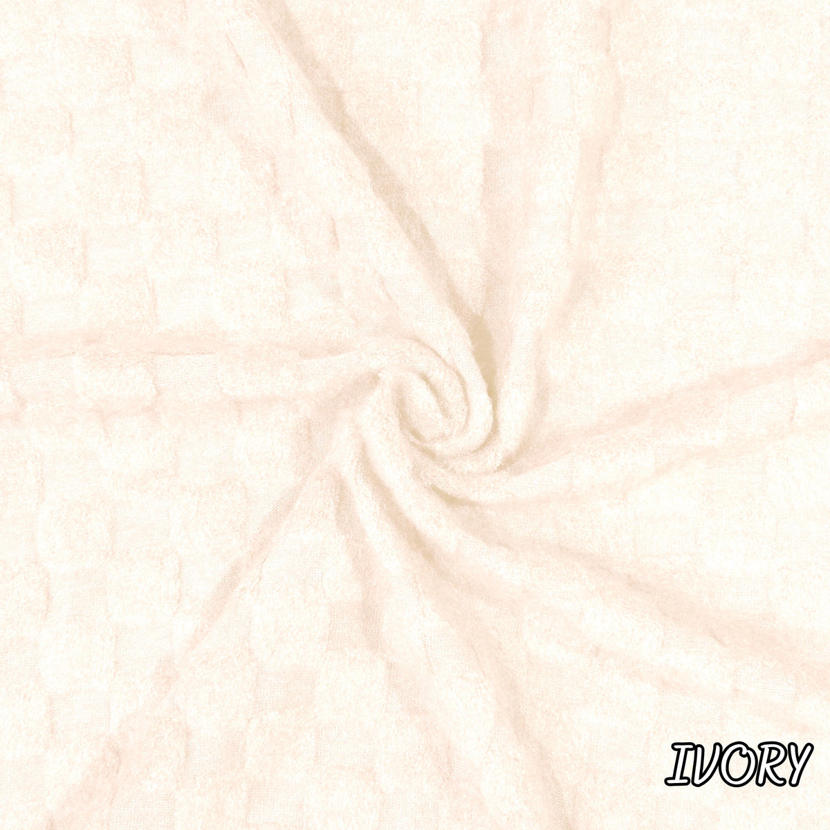 Loop Terry Fabric, Soft Solid Color by the Yard for Towels and Robes