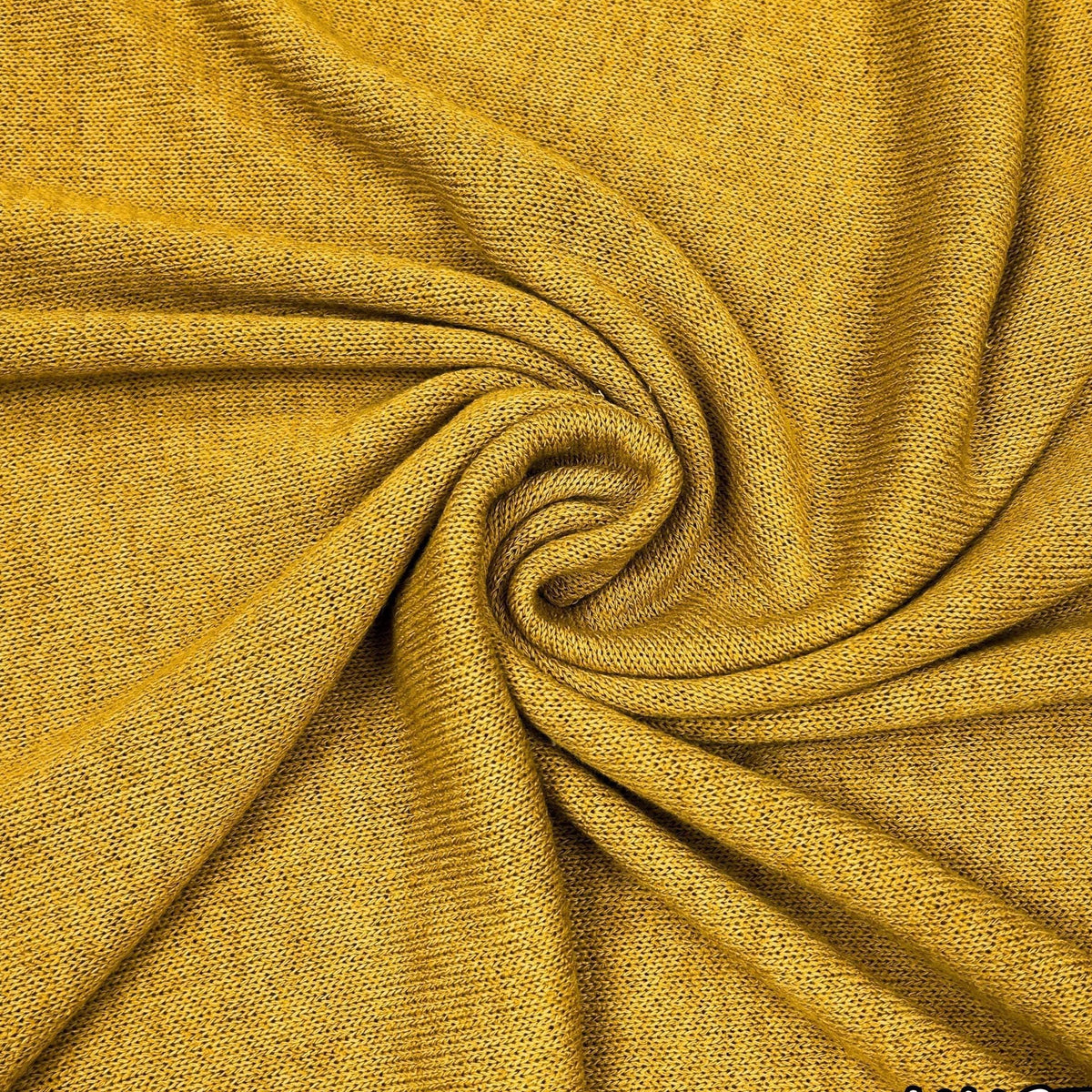 Hacci Fabric, Yellow Knit by Yard with 96% Polyester 4 Span