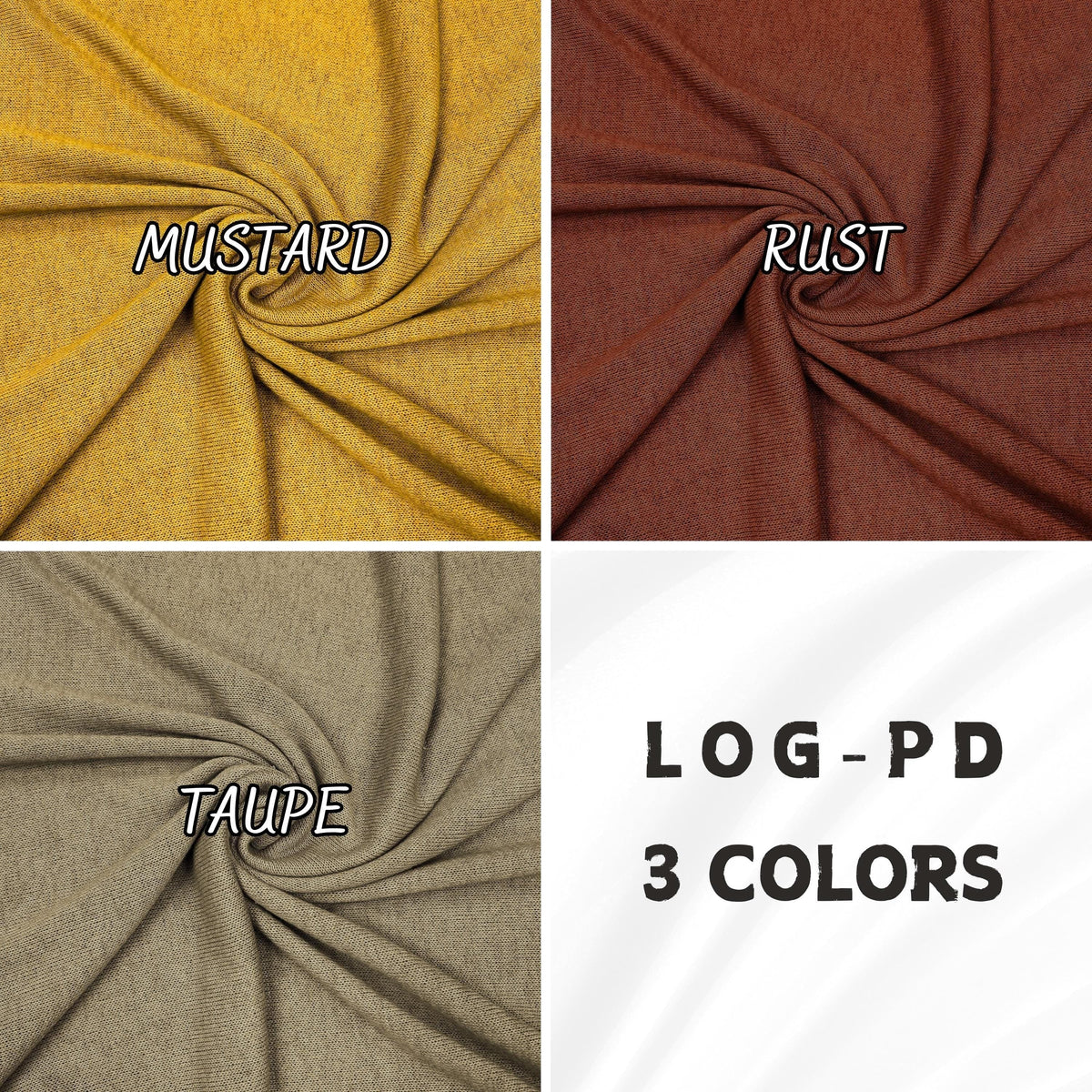 Log-PD Solid Color. light and soft Hacci. for cardigan, top, warm knit. yellow tone. fall fabric. - 40-Yard Roll