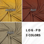 Log-PD Solid Color. light and soft Hacci. for cardigan, top, warm knit. yellow tone. fall fabric. - 40-Yard Roll