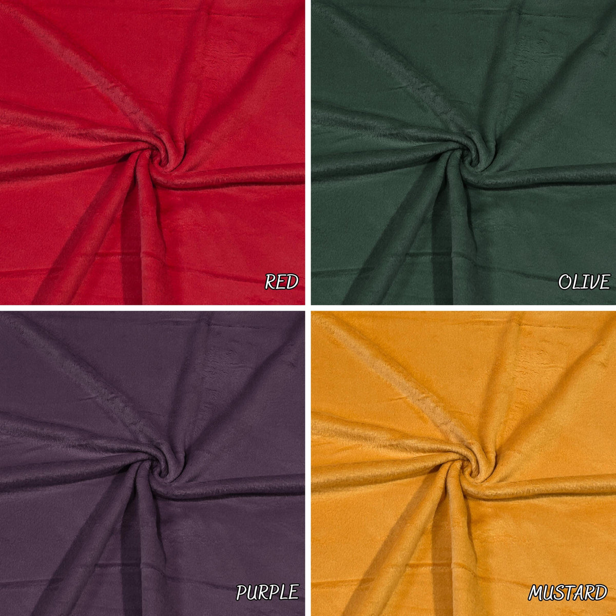 Wholesale Fabric By The Yard, Low-Pile Minky Plush Material