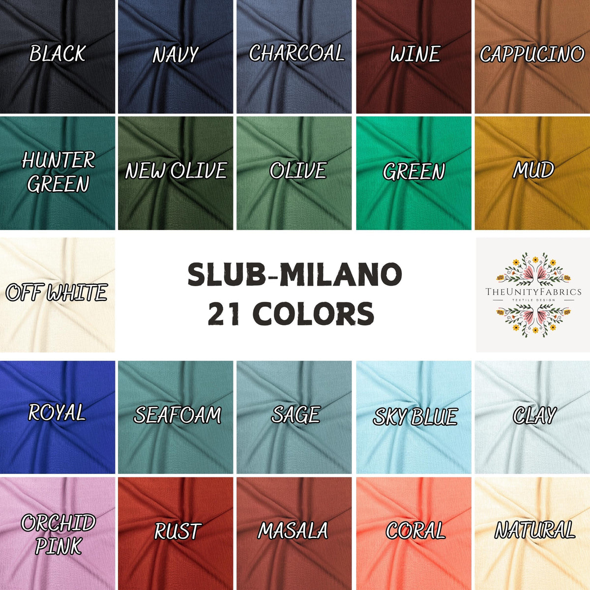 Slub Milano fabric. 60" width. Fabric By The Yard. Fabric by yard. Thin summer dress fabric