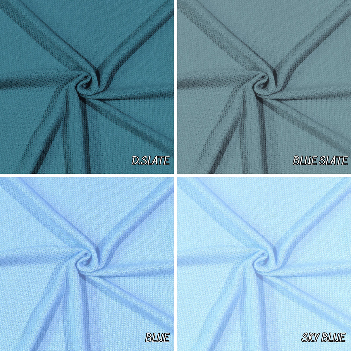 Waffle Knit fabric. Thermo-pd fabric. Soft Comfortable Brushed Stripe Elastane Viscose Polyester. sweatshirts, tops , children's wear - 40-Yard Roll