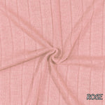 Band Rib fabric. Pink tone, 60" width. Fabric By The Yard. Solids variety, fabric by yard, sweatshirts, tops , children's wear - 40-Yard Roll