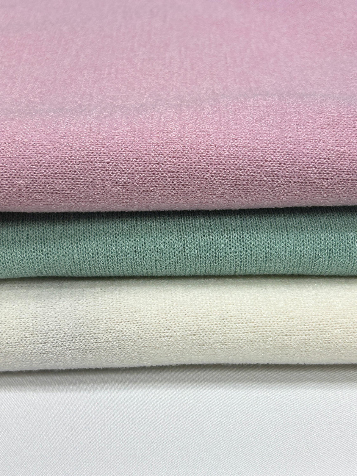 Mirr PD, Soft and Stretchy. 60" width. Fabric By The Yard. for thin sweater. pastel tone. - 40-Yard Roll