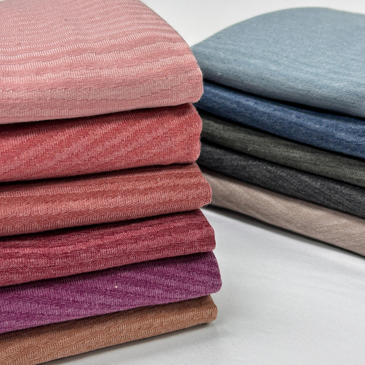 Wholesale Fabric, Diamond Rib Jacquard Stretch Knit Rayon Blend, One Yard Cut