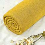 Log-PD Solid Color. light and soft Hacci. for cardigan, top, warm knit. yellow tone. fall fabric. - 40-Yard Roll