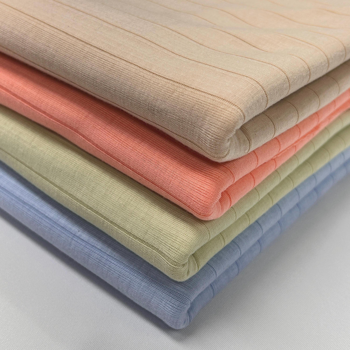 Wholesale Fabric, 94% Polyester 6 Span Rib Knit By The Yard