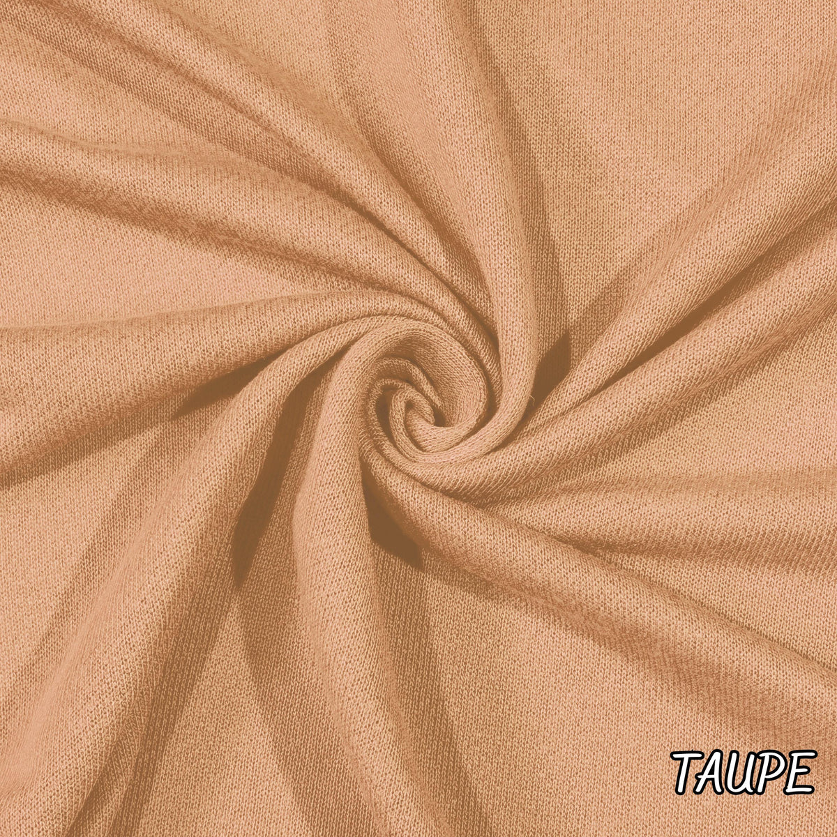 Cotton Polyester French Terry Solid PD. 60" width. Fabric By The Yard.