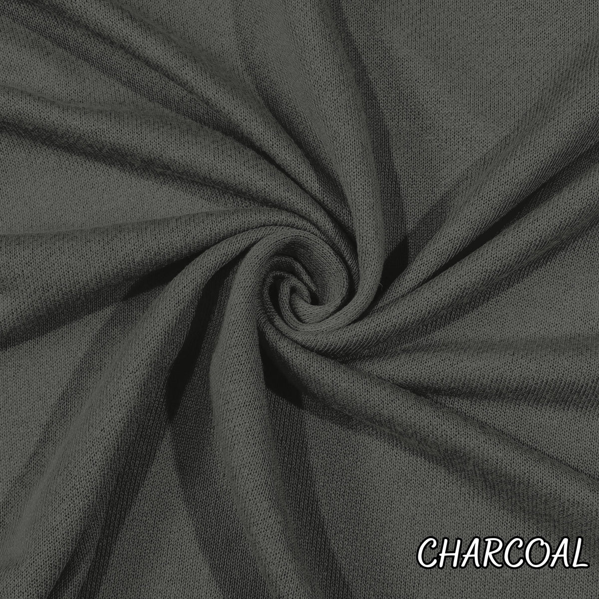 Cotton Polyester French Terry Solid PD. 60" width. Fabric By The Yard.
