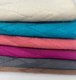 JM20180 OAK-JQD soft hacci. lounge wear, sweater, pajama fabric. solid Textured Fabric by the Yard.