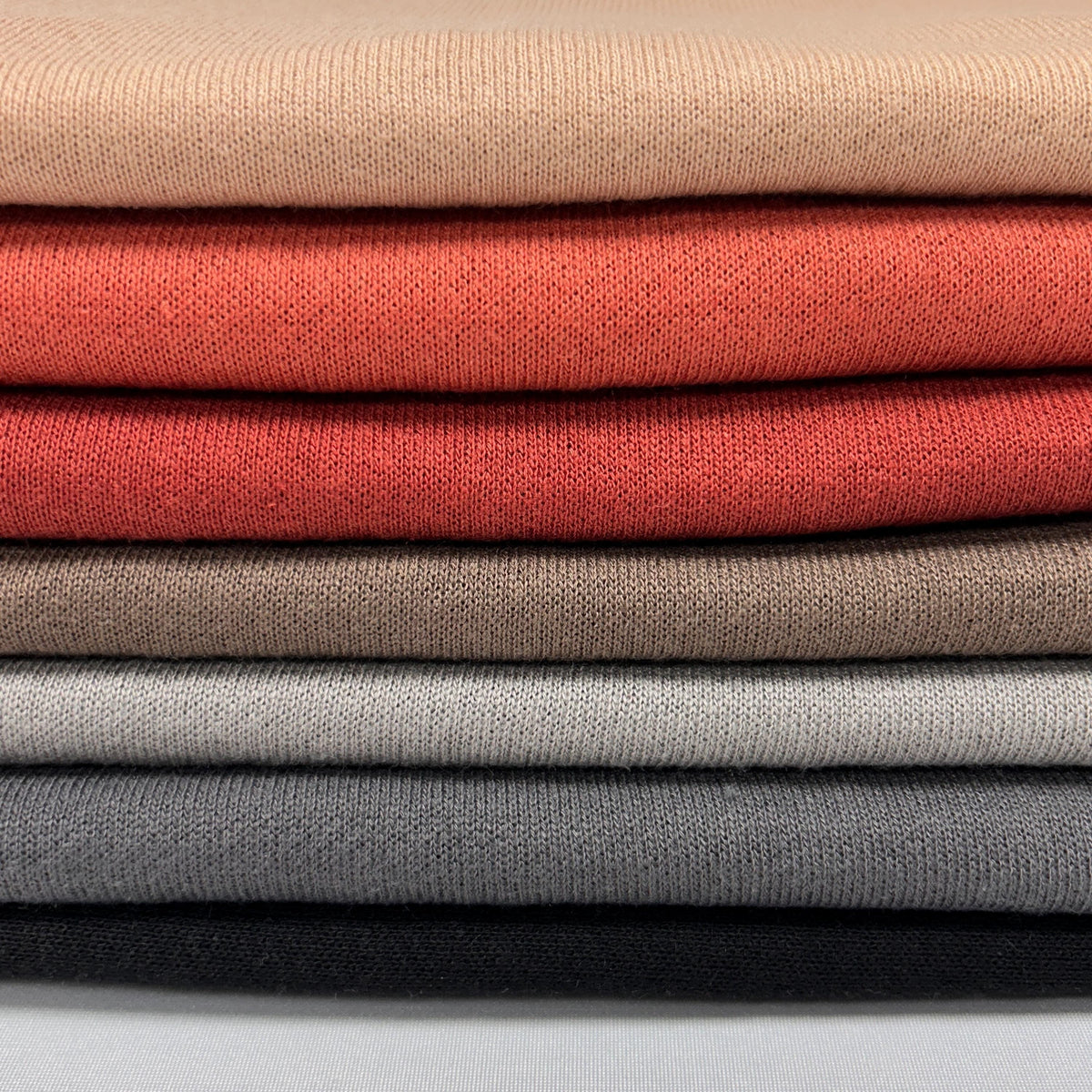 Cotton Polyester French Terry Solid PD. 60" width. Fabric By The Yard.