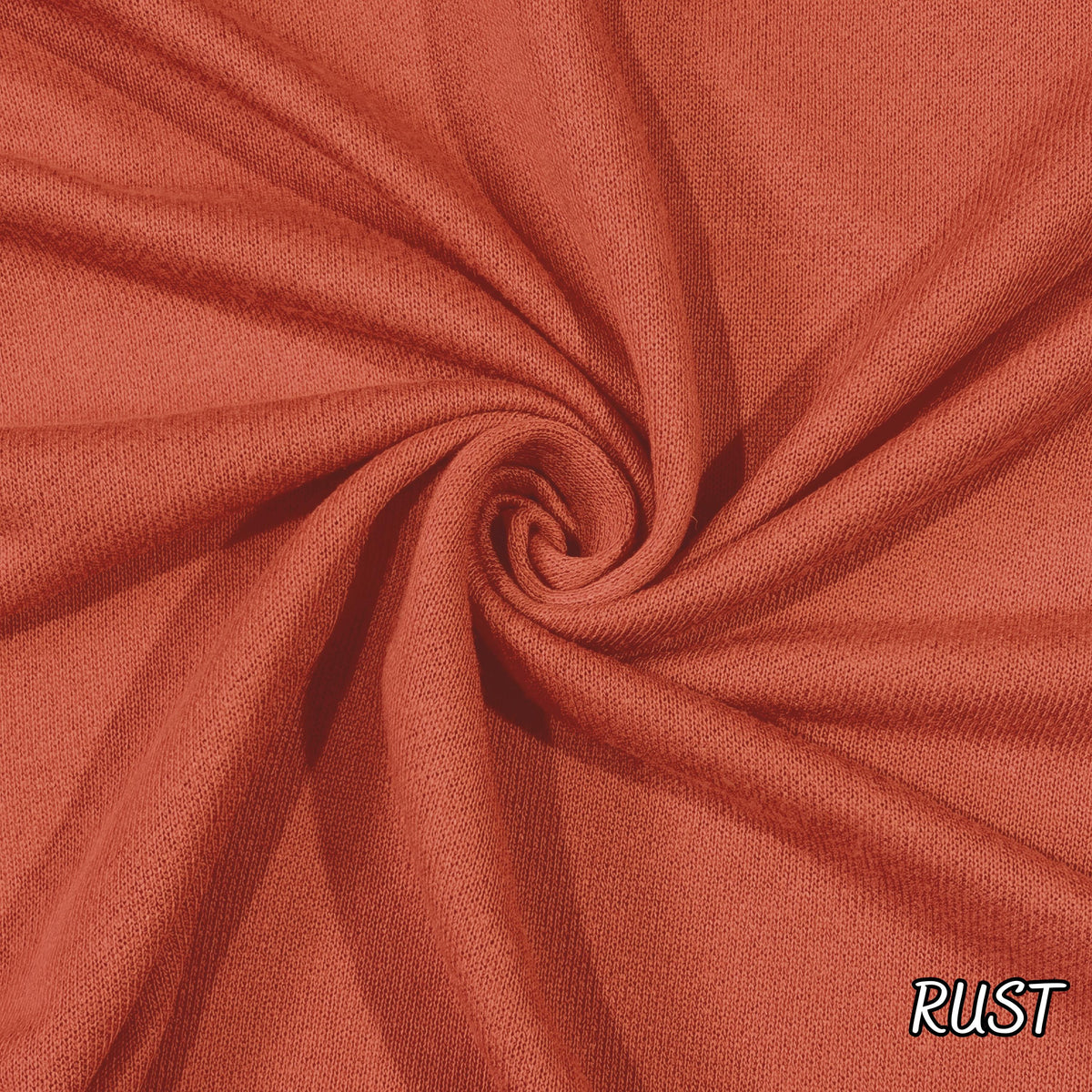 Cotton Polyester French Terry Solid PD. 60" width. Fabric By The Yard.