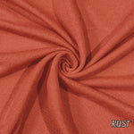 Cotton Polyester French Terry Solid PD. 60" width. Fabric By The Yard.