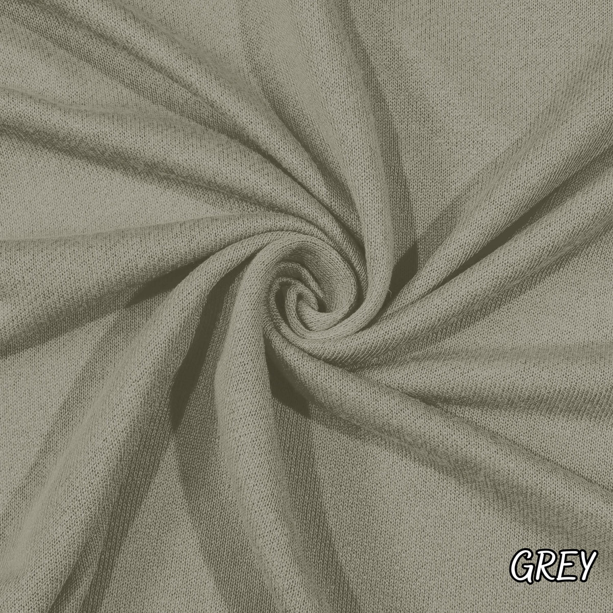 Cotton Polyester French Terry Solid PD. 60" width. Fabric By The Yard.