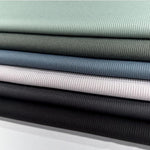 Rib knit fabric 2x1 . 60 inch width Baby Rib. Athena PD. 17 multicolor.  dress, top, stripe rib stretch. - 40-Yard Roll