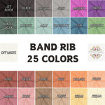 Band Rib fabric 60" width. Fabric By The Yard. brown tone, fall color. Solids variety, fabric by yard, sweatshirts, tops , children's wear - 40-Yard Roll