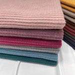 Waffle Brush fabric. SOLIDS VARIETY, Poly Blend, Fabric by the 1/2 Yard, Yard, or Sample, sweater knit fabric, stretch knit, Fashion fabric - 40-Yard Roll