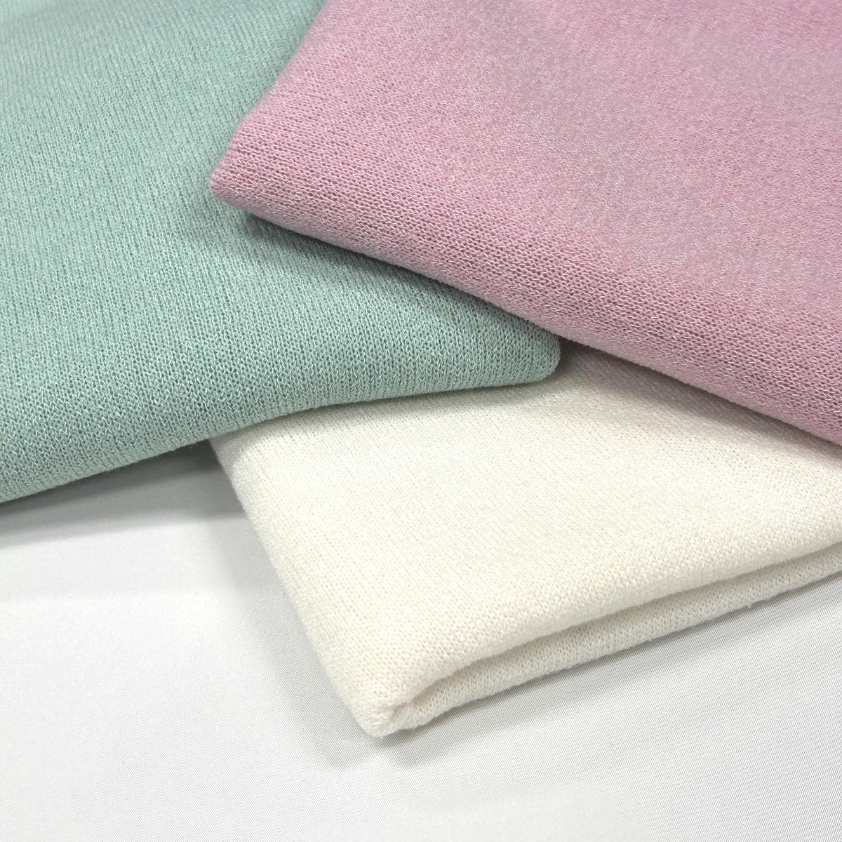 Mirr PD, Soft and Stretchy. 60" width. Fabric By The Yard. for thin sweater. pastel tone. - 40-Yard Roll