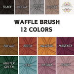 Waffle Brush fabric. SOLIDS VARIETY, Poly Blend, Fabric by the 1/2 Yard, Yard, or Sample, sweater knit fabric, stretch knit, Fashion fabric - 40-Yard Roll