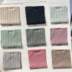 5X3 RIB - brushed DTY Rib. 60" width. Fabric By The Yard. Apparel-Fabric soft and stretch dress