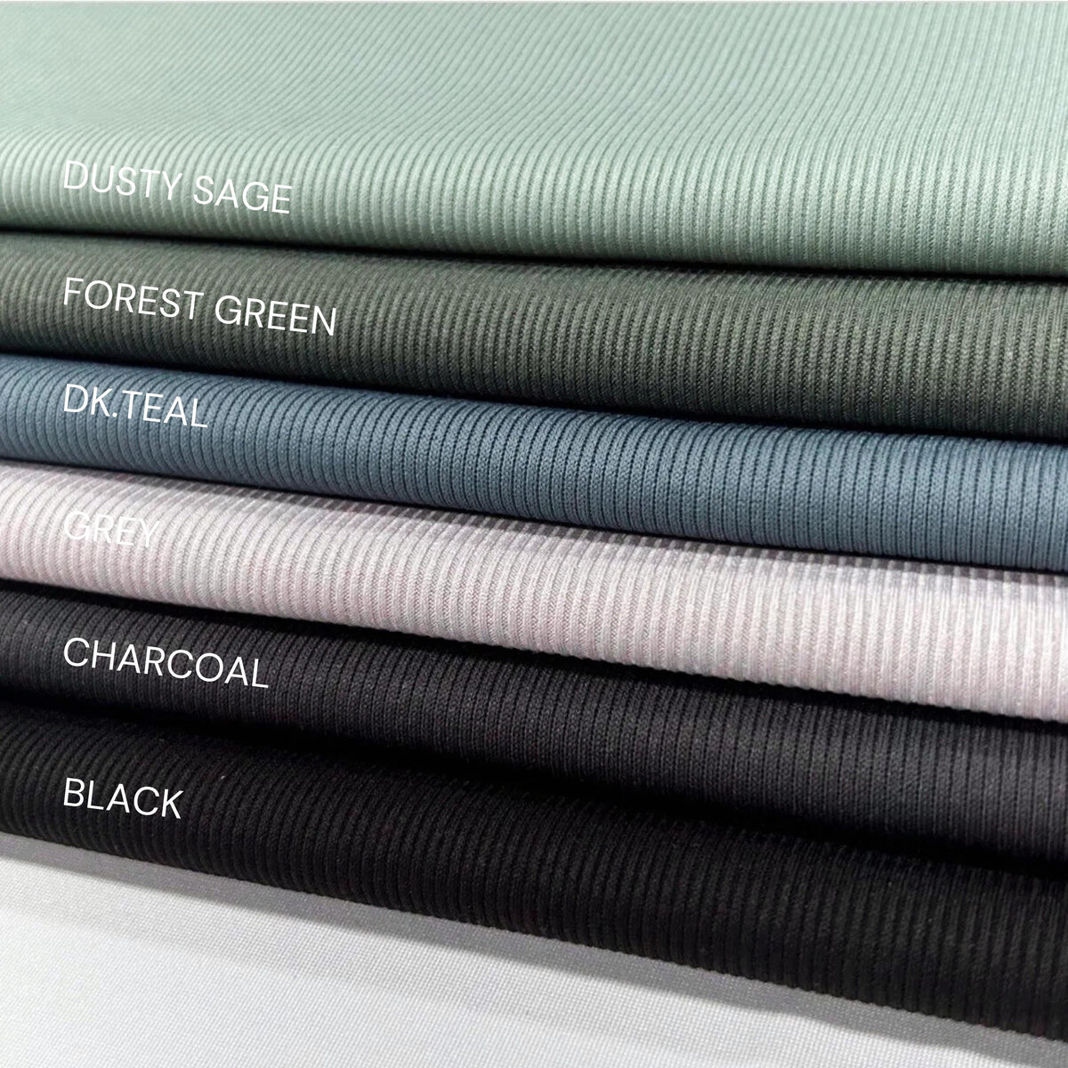 Rib knit fabric 2x1 . 60 inch width Baby Rib. Athena PD. 17 multicolor.  dress, top, stripe rib stretch.
