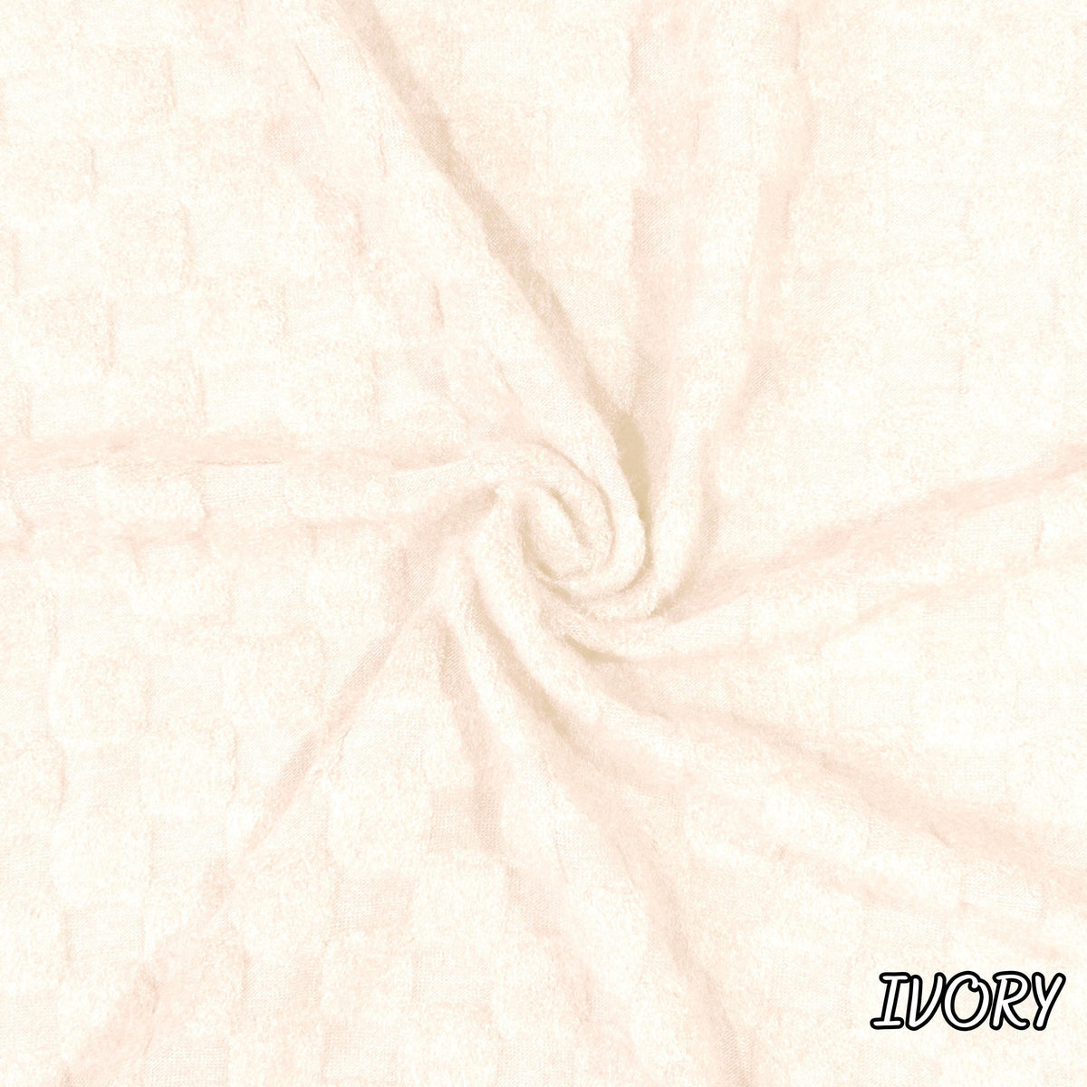 Loop Terry Fabric, Soft Solid Color by the Yard for Towels and Robes