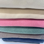 Lightweight Corduroy Fabric, Soft Brush Material for Clothing and Crafts