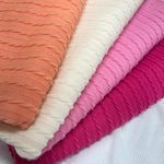 Jacquard Fabric, Textured Solid Color by The Yard for Dresses