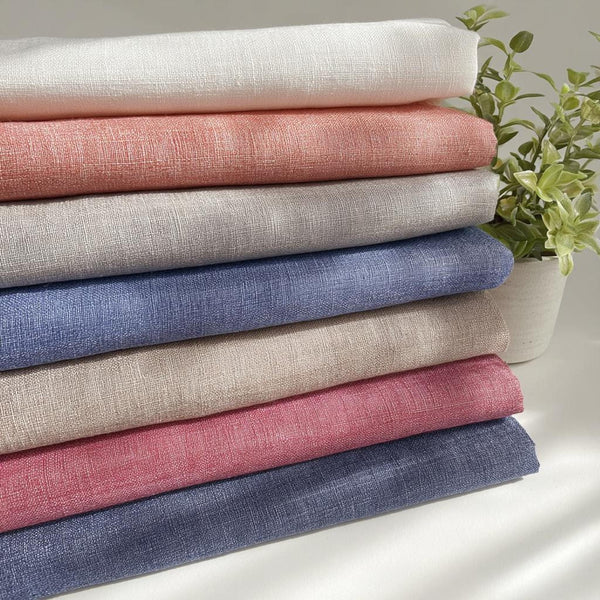 Multi-Color linen, Lightweight Linen Textiles for Apparel and Home Decor