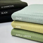 Rib Knit Fabric, Soft Stretchy Ribbed Material, 60" Wide for Apparel