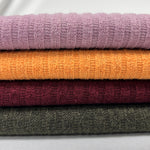 Textured Fabric Yard, Ribbed Knit for Fall and Winter